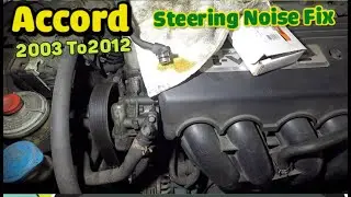 Honda Power Steering whining noise FIX