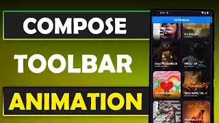 Jetpack Compose Toolbar Scroll Animation - Tutorial