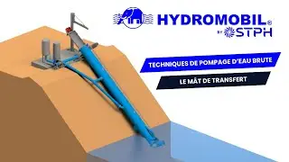 💧 M&acirc;t de transfert Hydromobil by STPH : Solution de pompage efficace pour les eaux de fond de lit
