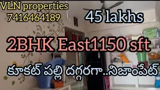 2BHK #East#1150 sft#  kphb#JNTU metro station 3km  #31 uds  767