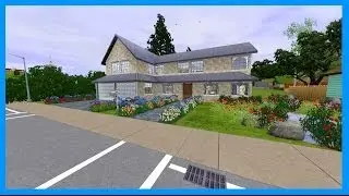 Sims 3 Building - Suburban House - Part 1 | SimsBuildings