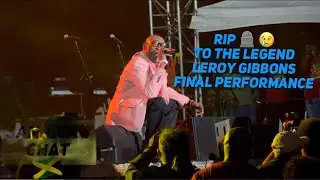 OMG, Leroy Gibbons Rock Rebel Salute One Final Time, RIP To This Great Legend, Live Rebel Salute