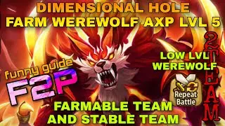F2P WEREWOLF 2A / 2ND AWAKENING TEAM SUMMONERS WAR SW