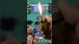 Arduino Flame Sensor Module | #electronics #arduino