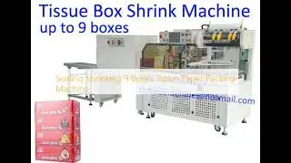 Tissue Box Sealing Shrinking Machine