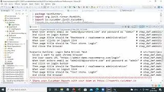 Video 5 BDDCucumber Selenium create testRunner File