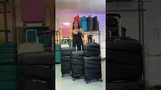 Black Wave Suitcases 14-28 Inch - Now Restocked! #travel #suitcase #luggage