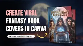 CREATE VIRAL Mythical Fantasy Book Cover Design | Canva & AI