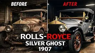 1907 Rolls-Royce Silver Ghost Restoration | A Wealthy Man&rsquo;s Forgotten Luxury Car ASMR