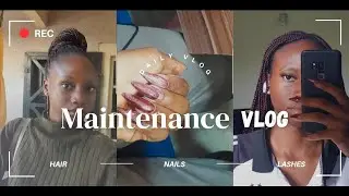 Pamper & Maintenance Vlog 💖 Getting My Hair, Nails & Lashes Done