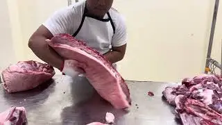 Primal and Deboning of the Half pork Carcass 