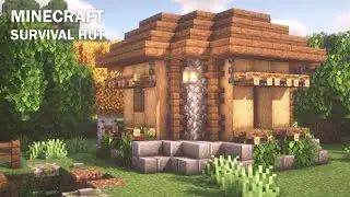 Minecraft: How to build a survival hut | Minecraft Hut Tutorial
