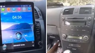 Toyota upgraded to Tesla Android 2008 to 2015 Avensis  🤖 📱📻🔥