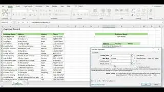 VLOOKUP Function on MS Excel.