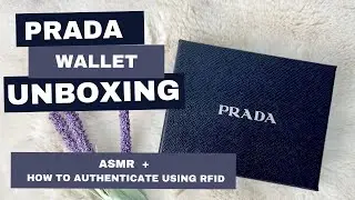 PRADA WALLET UNBOXING + How to authenticate luxury items using RFID