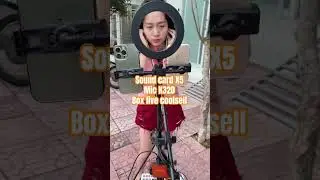&Acirc;m thanh soudn card X5 , Mic K320 v&agrave; box coolsell #soundcardx5 #mick320