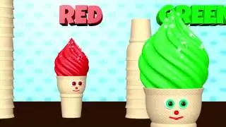 Animated Surprise Eggs TV! Learn Colors Collection 1 HOUR w Giant Slide 3D For Kids Color Balls Indo