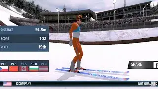 Ski Jumping Pro - Android Gameplay (1080p60fps)