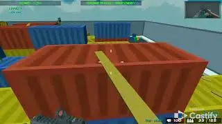 Pixel Zombies last man standing turns into TDM 2v2 in a DM match