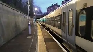 465167 and 465908 leaving Woolwich Dockyard for Slade Green