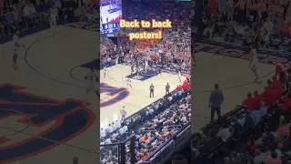2 crazy poster dunks in the same game #basketballshorts #highlights #dunk #fyp #shorts