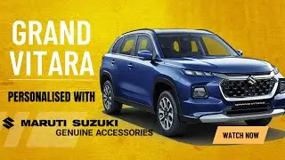 Grand Vitara accessorized with Maruti Suzuki Genuine Accessories #msga #grandvitara