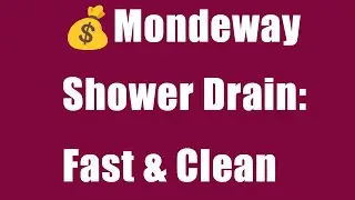 Mondeway Shower Drain: Fast & Clean