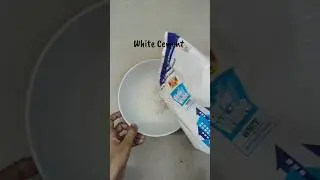 DIY - Wall Putty Clay/Homemade Clay#diy#short#viral#viralshort#trending#whitecementclay#clayathome