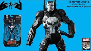 Punisher War Machine Marvel Legends series 80th Toy Review Jonathan Acero Revisiones en Español