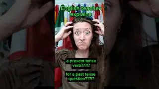 English teacher explains past tense questions #learnenglish