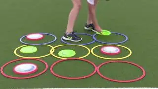 Primary PE Lesson Ideas - Ultimate Frisbee - Tic, Tac, Toe
