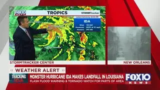 Hurricane Ida: 6 p.m. storm location and track
