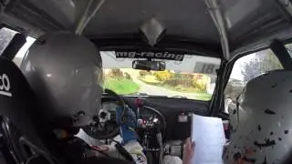 Rallye Porte Normande 2016 - ES3 Ernemont - PA et Margaux Perrin - Saxo F213 - 8&egrave;me temps scratch
