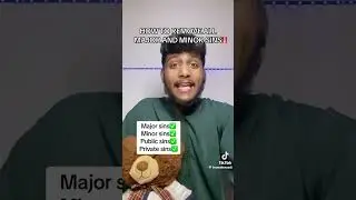 HOW TO REMOVE ALL MAJOR AND MINOR SINS!!