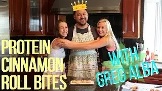 PROTEIN CINNAMON ROLL BITES WITH GREG ALBA