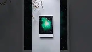 Watercolor galaxy for beginners❤️✨️ #galaxyart #galaxypainting #watercolorpainting #satisfyingart