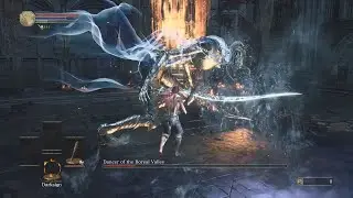 Dark Souls III - Dancer of the Boreal Valley Boss Fight (SL1 Deprived, No Damage, Boss Arena)