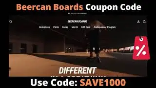 Use Code: SAVE1000 | Beercan Boards Discount Code | Beercan Boards Coupon Code