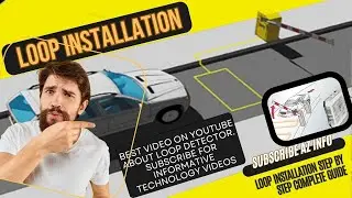 Loop detector installation | Loop Detector for boom barrier | loop detector wiring diagram, #azinfo