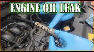 Repair Leaking Engine Oil Due to Bad O-ring Seals VVT Solenoid