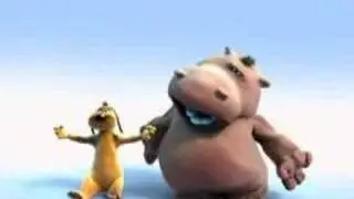 singing hippo