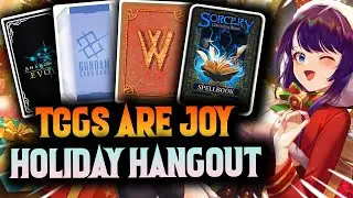 TCGs are joy! Decks, Collecting, Box Openings - All of it! RZR Trading Card Game Holiday Hangout
