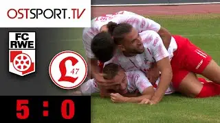RWE macht kurzen Prozess! Rot-Weiß Erfurt - SV Lichtenberg 5:0 | Regionalliga Nordost
