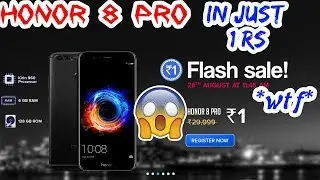 Honor 8 Pro in Just 1 Rupee  🤯😱