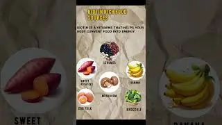 biotin rich food sources #fit #foodreels #healthybites #healthyeating #dieting