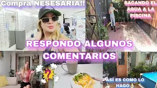 ACLARO una INQUIETUD 😊 UN DÍA IMPORTANTE 🥰 Así LIMPIO🧽 la piscina 🫧 ALFIN me los COMPRE🕶️Días juntos