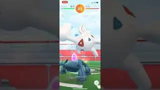 Pok&eacute;mon Go unboosted Togetic duo, 30s remaining
