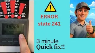 Fronius Primo Inverter State 241 Error – How to Reset & Fix It Fast
