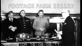 Signing of Czecho-Soviet Agreement 221122-02 | Footage Farm