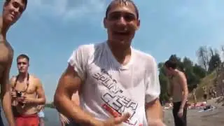 Crazy diving in Russia - Crazy russian divers
